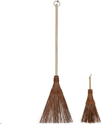 Ultimate Innovations Coconut Palms Outdoor Broom & Whisk Set