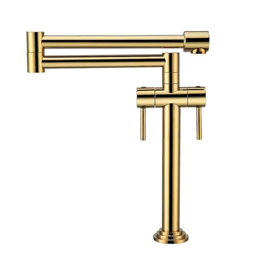 Robinet de cuisine double commande anti fuite en laiton moderne pour évier