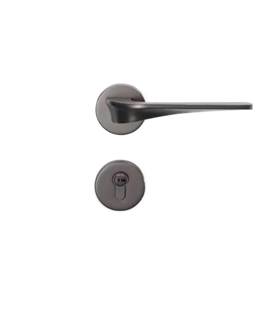 Sxolcoufoh 1 Aluminum Indoor Door Lock Split Sound-Absorbing Hardware Accessories Pcs(1)