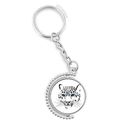 Llavero de tigre blanco giratorio original detalle para regalar