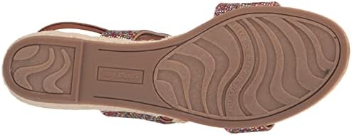 Easy Street Women's Radical Wedge Sandal, Tan, 8.5 Wide | Image 3