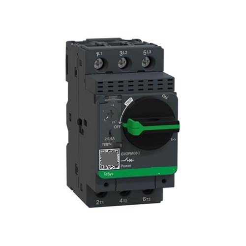 Disyuntor magnético térmico de motor GV2-PM08C 2.5-4.0A guardamotor trifásico