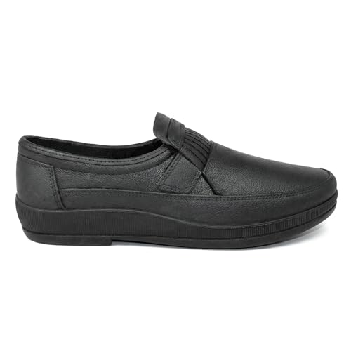 Image of AJANTA Waterproof Loafers Slip-On Shoes for Men | Anti-Skid PVC Casual Shoes | Lightweight Office Shoes for Men | Comfortable Rain Shoes & Moccasin Footwear