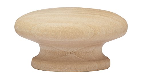 Richelieu BP43015150 2-Pack) Bourgogne Collection 1 1/2-Inch (38 Mm) Natural Wood Eclectic Cabinet And Drawer Knob thumb #2