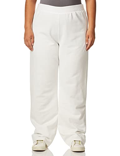 Image of Hanes Women's Sweatpants - EcoSmart Fleece Joggers - Open-Bottom Pocketless Pull-On Lounge Pants - Reg. & Petite Sizes
