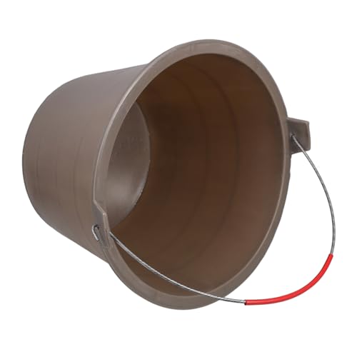 OSALADI Secchio per Calcestruzzo in Plastica Rinforzata Ispessita Cemento Vuoto Sabbia Costruzione con Maniglia Portatile