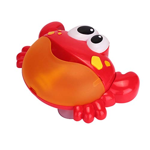 NUOBESTY Máquina automática de bolha de caranguejo com música animal soprador de bolhas brinquedo in