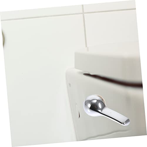 Interruptor de inodoro Uonlytech de aluminio para solucionar fallas en manijas de baño 5