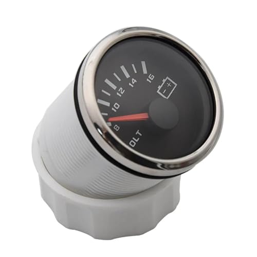 NMEA 2000 52mm Fuel Level Gauge Voltmeter 8-16V Oil Press 0-10Bar Water Temperature Meter Boat Car Pointer Gauges for Auto Truck(HTG Port)