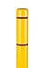 BollardGard 4" x 64" Bollard Cover Yellow with Red Tape - Innoplast