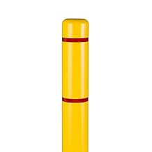 Innoplast BollardGard 4" x 64" Bollard Cover Yellow Yellow red Tape