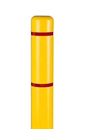 Innoplast BollardGard 4" x 64" Bollard Cover Yellow Yellow red Tape