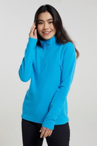 Mountain Warehouse Camber Half Zip Women's Fleece - Lightweight Cobalt (Plain) X-Large — view 6