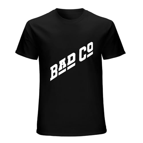 Photo de Bad Co Bad Company Logo Rock Legend Men's T-Shirt Size Graphic Unisex Tee Shirt Black XL