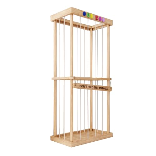 FUIN Stuffed Animal Zoo Storage Natural