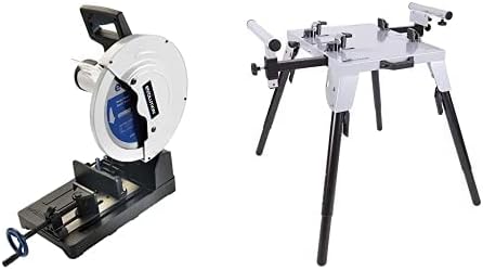 Evolution Power Tools EVOSAW380 15-Inch Steel Cutting Chop Saw and Chop Saw Stand