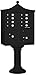 Regency Decorative CBU (Includes CBU, Pedestal, CBU Top, Pedestal Cover - Tall and Master Commercial Locks) - 8 A Size Doors - Type I - Green - Private Access