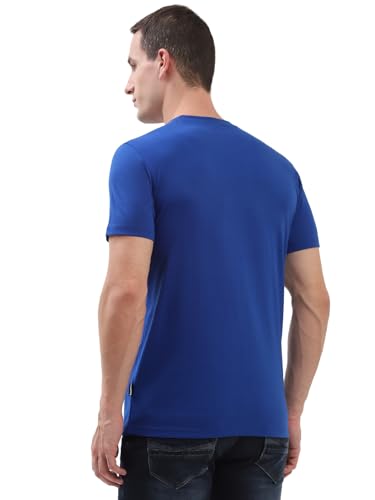 Image of hummel Cam Men's Pack of 3 Cotton Round Neck Half Sleeve T-Shirt