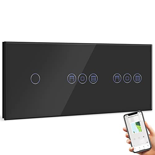 BSEED GL228 Smart Rollladenschalter Schwarz