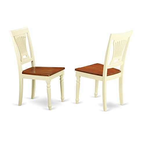 East West Furniture 7 Pc Dining Set-Oval Table With Leaf And 6 Dining Chairs #TOP5