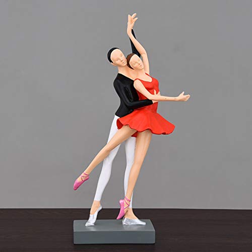 Statue moderne de danseuse artistique en sculpture créative pour bureau