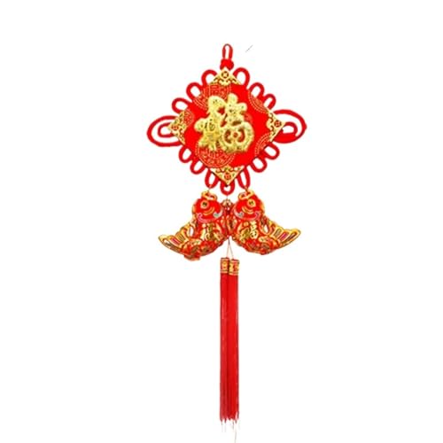Colgante de Nudo Chino tradicional para regalar deseos de felicidad en el Año Nuevo