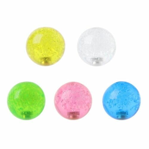 ianufu 15Pcs M6 Arcade Game Replacement Joystick Top Handle Crystal Ball(Blue)