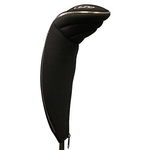 Black Golf Zipper Head Cover #5 Fairway Wood Metal Headcover Neoprene Traditional Plain Protective Cover Fits All Fairway Golf Clubs For Golfing Buddies #TOP5