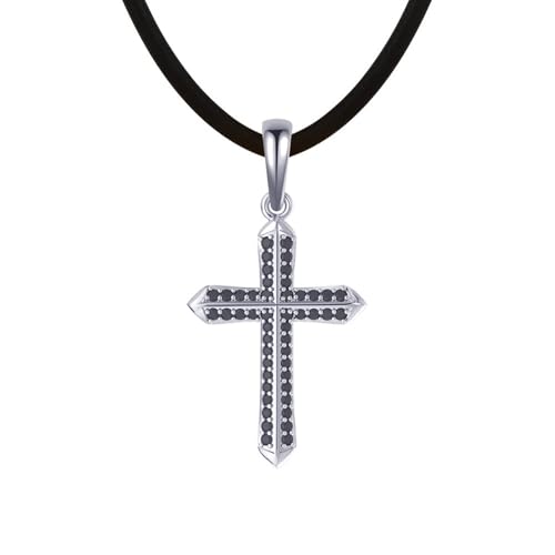 Pendentif croix argent 925 YXWYXWA le cadeau idéal avec oxydes de zirconium