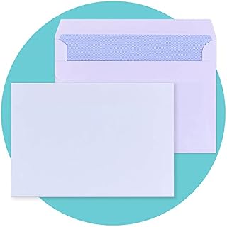 Triplast 100 x C6 White Self Seal Security Envelopes (Size: 114x162mm) | Fully Opaque, Self Sealing & Printer Safe Mailing Paper Envelopes | Ideal for Everyday Home, Office & Commercial Use