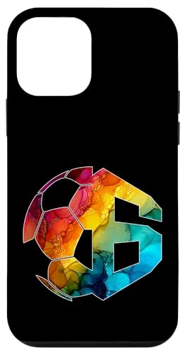 NUMBER 6 YEARS FOOTBALL 6th BIRTHDAY �X�}�z�P�[�X iPhone 12 mini �p