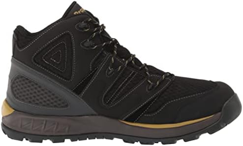 Propet Men's Veymont Waterproof Hiking Boots, Black/Gold, 15 Medium US | Image 5