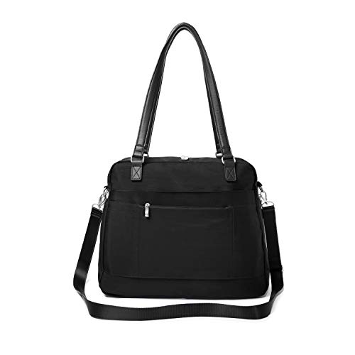 Baggallini New Classic Overnight Expandable Laptop Tote With Rfid Phone Wristlet Black One Size #TOP2