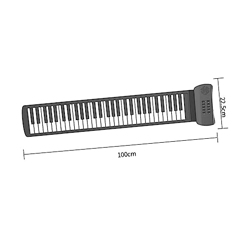 Vaguelly rouleau de piano Clavier électronique pour enfants piano debutant piano pour adultes piano électrique piano électronique pliable enroulable piano enroulable électronique pliant - Les Beatles, Paul McCartney, John Lennon, RIngo Starr, George Harrison Vaguelly rouleau de piano Clavier électronique pour enfants piano debutant piano pour adultes piano électrique piano électronique pliable enroulable piano enroulable électronique pliant – Image 8
