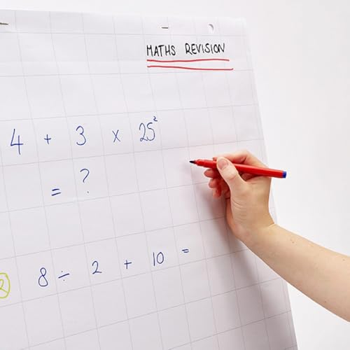 Rhino A1 Flip Chart Paper Pad, 60-Page / 50mm Squared Paper with Plain Reverse, 1-Pack, 30-Leaf, Office & School Stationery Supplies - Image 3