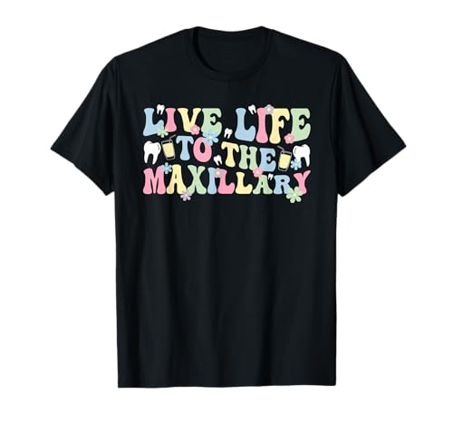 Dental Lab Technician Groovy Dental Laboratory Tech T-Shirt