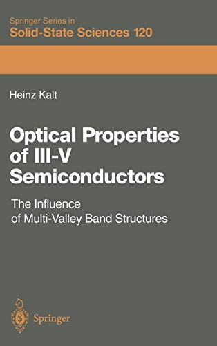Optical Properties of IIIV Semiconductors: Influence of Multi-Valley Band Structures