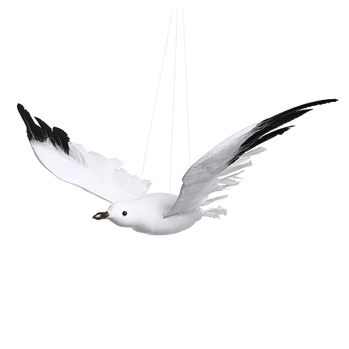 NAMOARLY 3 Piezas De Adornos Colgantes para Decoración del Hogar Decoraciones De Boda Colgante Artificial En Forma De Gaviota