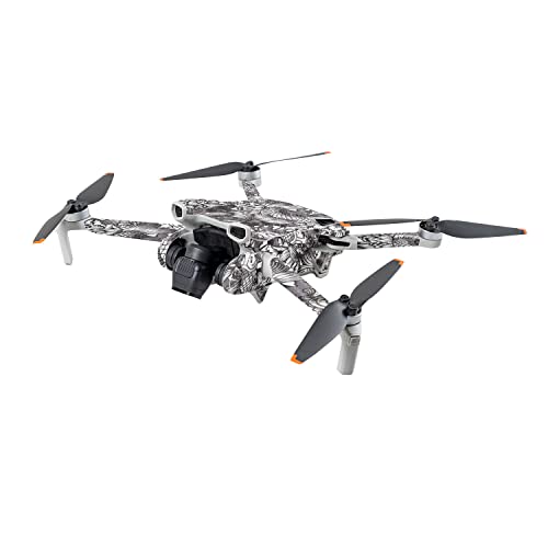 Image of MightySkins Carbon Fiber Skin Compatible with DJI Mini 3 - Angry Koi | Protective, Durable Textured Carbon Fiber Finish | Easy to Apply | Made in The USA