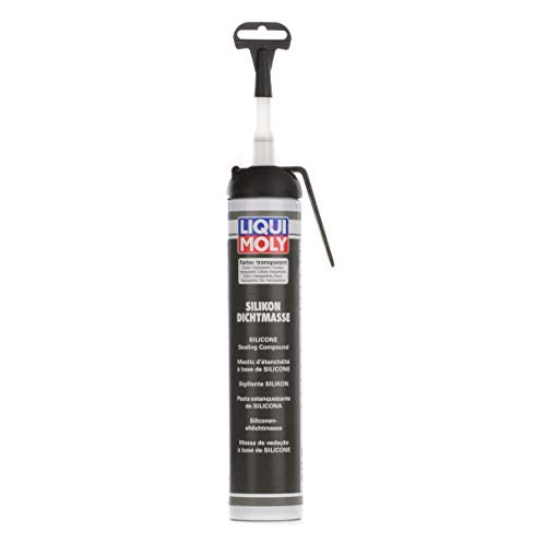 LIQUI MOLY Silikondichtmasse transparent | 200 ml | Karosserieschutz | Dichtstoff | Unterbodenschutz | Art.-Nr.: 6184