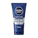 NIVEA MEN Protect & Care Exfoliating Face Scrub (75ml), Invigorating Men's Face Scrub and Cleanser with Aloe Vera, Exfoliating and Refreshing