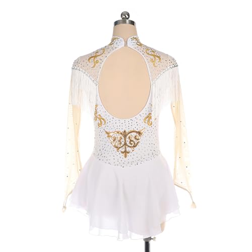 VVieer Collant de ginástica rítmica para competição profissional de patinação artística saia esporti