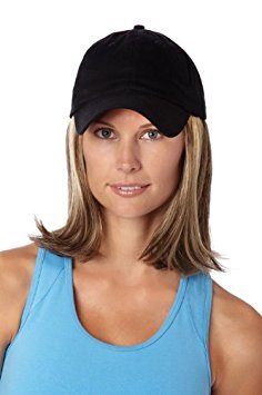 Henry Margu Hair Accents Classic Baseball Cap Wig (8H - MEDIUM BROWN/GOLDEN BROWN HIGHLIGHTS) 8H (Medium Brown) / (Golden Brown) Highlights