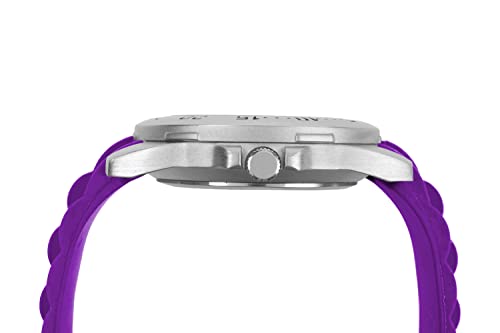 SunTime Men's Collegiate Sport Watch with 20mm Silicone Band, Reflective Shiny Dial and Date Window2