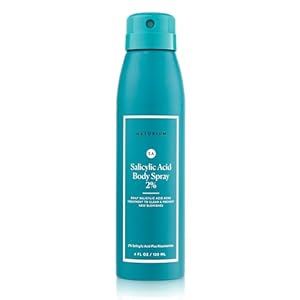 Naturium Salicylic Acid Body Spray 2%, Blemish-Fighting & Pore Treatment, with Niacinamide Plus Encapsulated Salicylic Acid, 4 oz