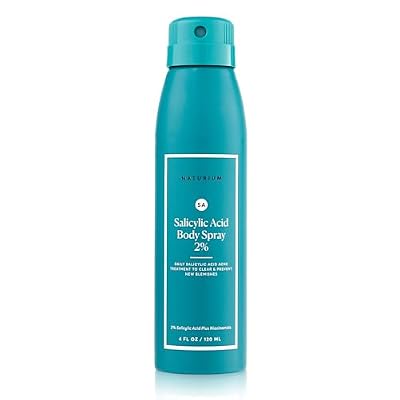 Naturium Salicylic Acid Body Spray 2%, Blemish-Fighting & Pore Treatment, with Niacinamide Plus Encapsulated Salicylic Acid, 4 oz