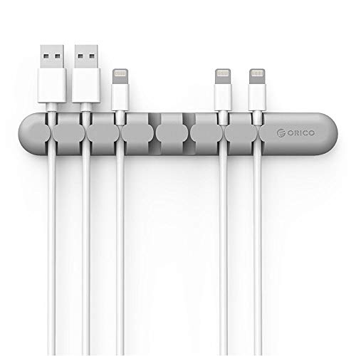 Organizador de cabos e fios Com cola Tipo Hub Silicone Orico