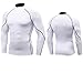 L&H Compression Long Sleeve Running Shirts for Men Super Slim Quick Dry Elasticity Shirts