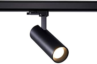 DK Multitec Foco rail 30 Vatios Negro LIFUSD Para carriles Trifasicos Tiendas Vitrinas Escaparates Grandes Superficies (K4000)