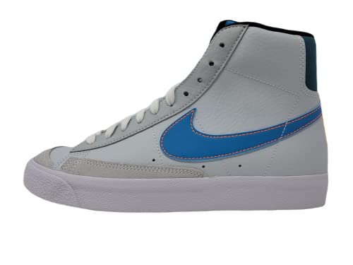 Nike Blazer unisexe enfant Mid 77, Platine pur/bleu laser, 6.5 Big Kid